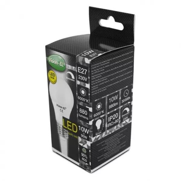 10W BULB E27 6000K BOI DIMM (73861)
