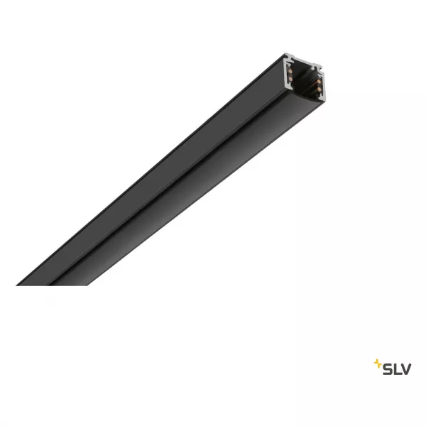 48V TRACK, Rail en saillie 1m, noir, (1006541)