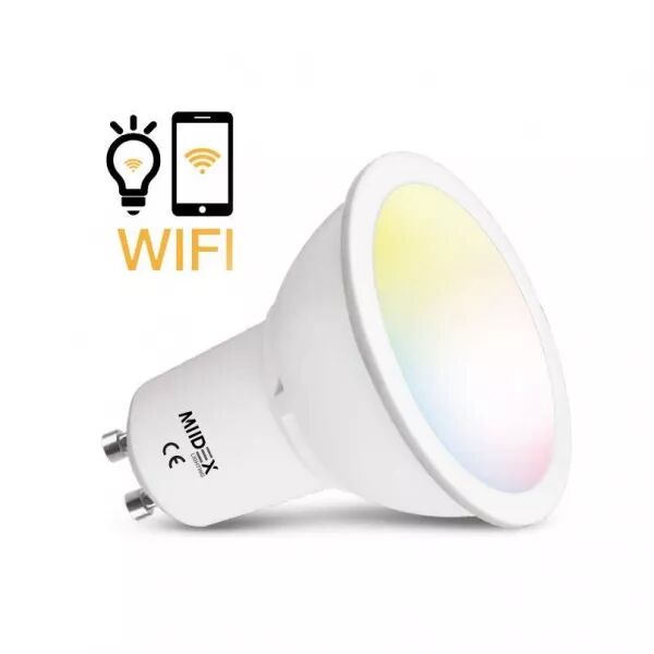 5W GU10 WIFI 100 CCT+RGB BX (7885)