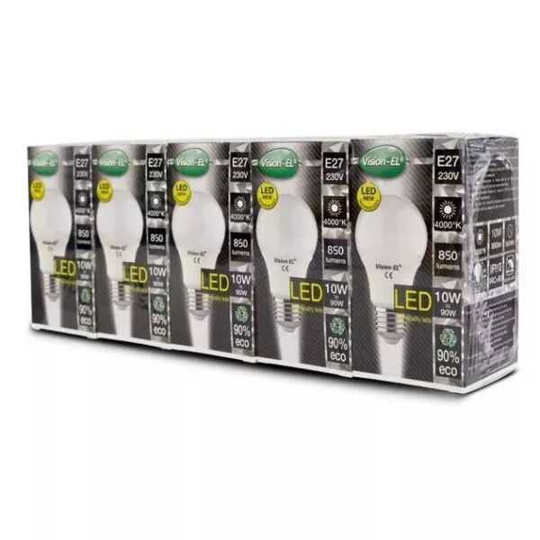 8.5W BULB E27 4000K BX PACK 5 (739340)