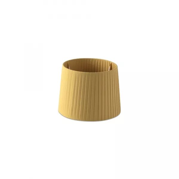 Abat-jour enrubann� jaune �215*160 (2P0616)