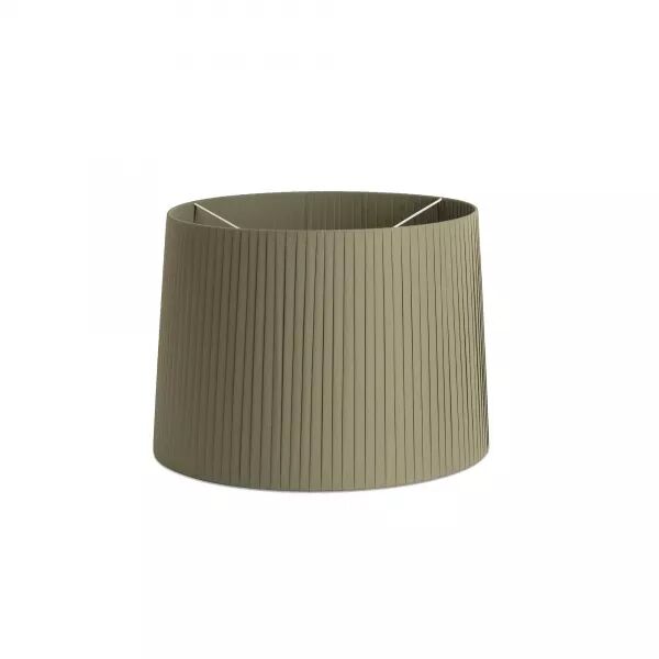 Abat-jour enrubann� vert olive �500*350 (2P0647)