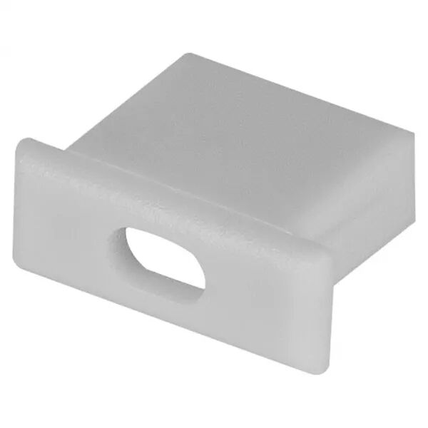 accessoire ruban led embout de profile plat trou pf02 (4058075277601)