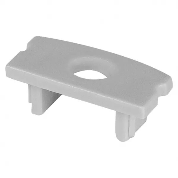 accessoire ruban led embout de profile plat trou pf04 (4058075277724)