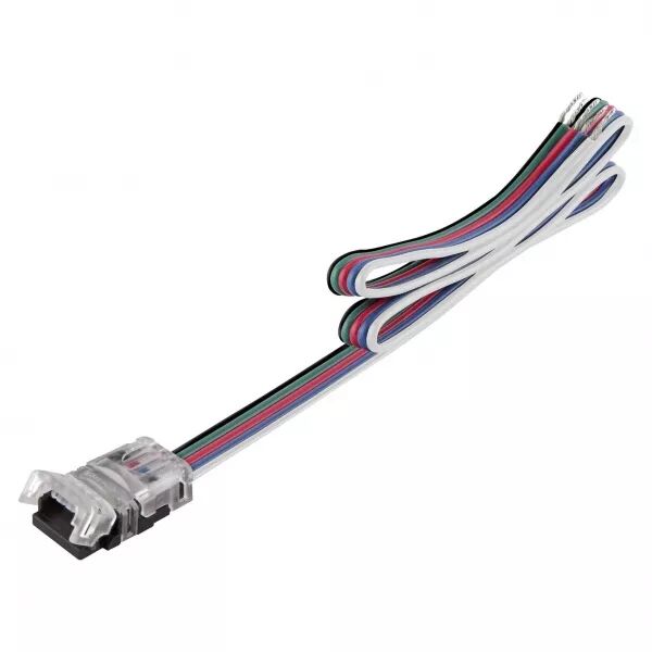 accessoire ruban led performance connecteur d\'alimentation 500mm 5 pins rgbw (4058075451087)