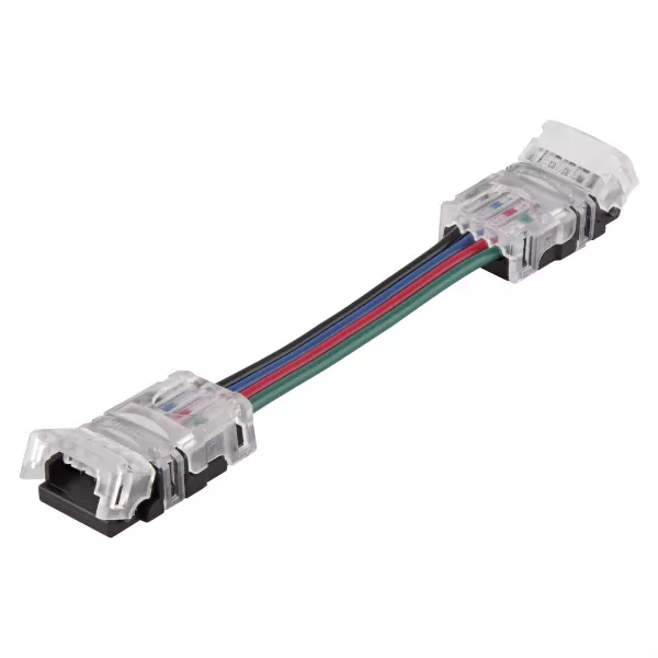 accessoire ruban led value connecteur module � module 50mm 4 pins rgb (4058075407862)
