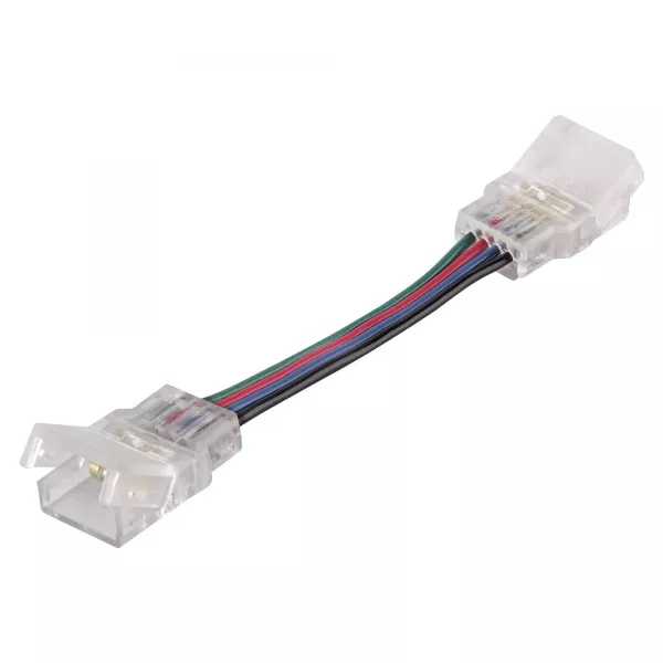 accessoire ruban led value connecteur module � module 50mm 4 pins rgb prot�g� (4058075407954)