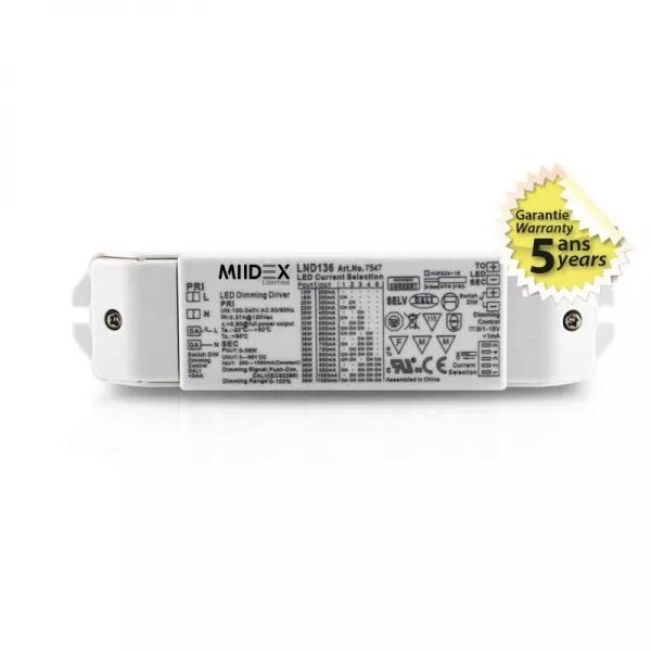 ALI DALI PU 40W 180-900mA IP20 (7547)