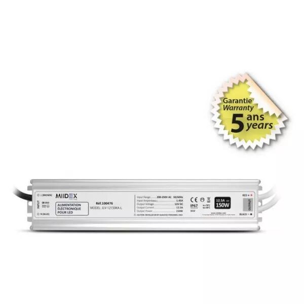 ALIM 12V DC LUMINEUX 150W IP67 (100473)