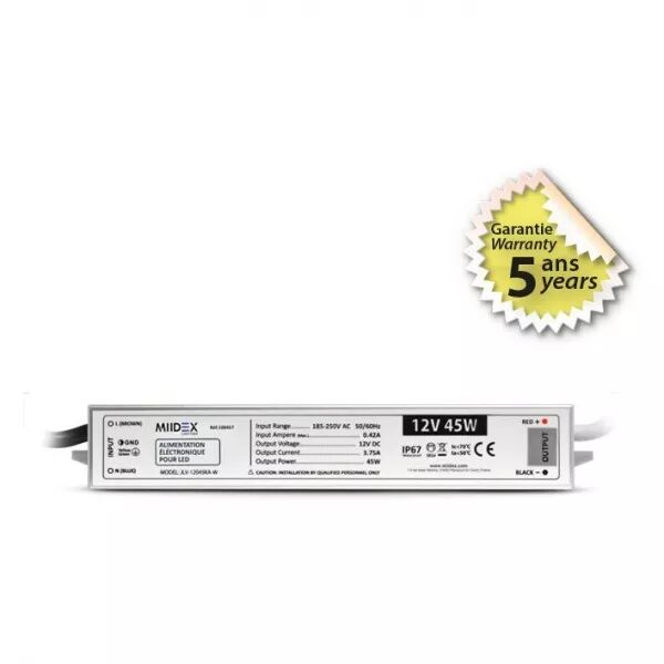 ALIM 12V DC LUMINEUX 45W IP67 (100467)