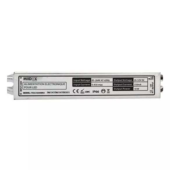 ALIM 20-52VDC 18W IP66 (7532)