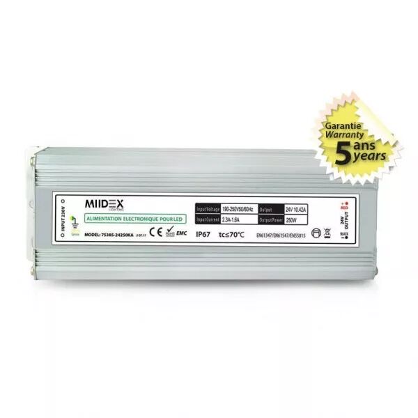 ALIM 24V DC B LUM 250W IP67 (75385)