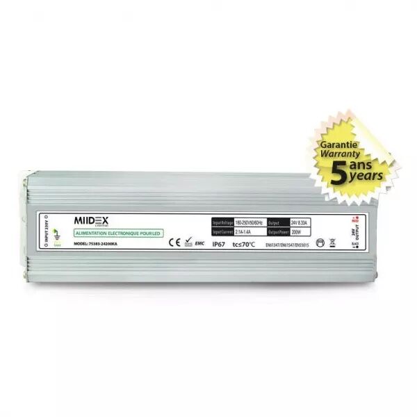 ALIM 24V DC B LUMINEUX 200W IP (75383)
