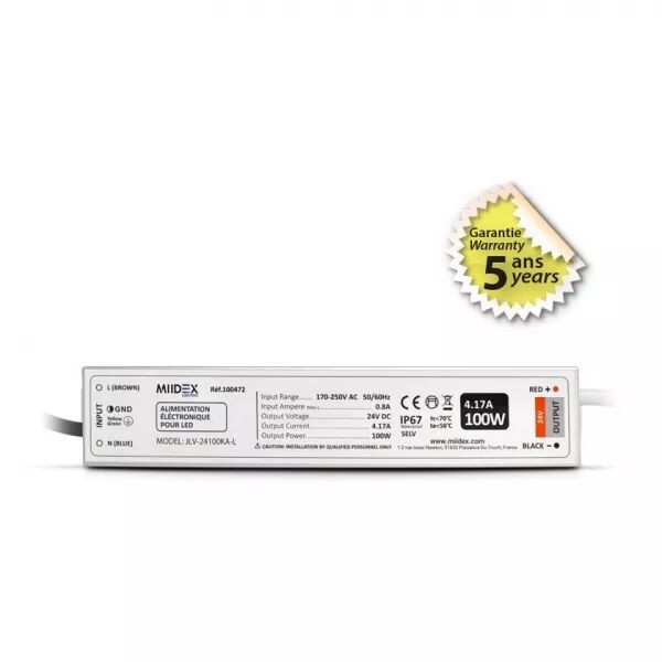 ALIM�24V DC LUMINEUX 100W IP67 (100472)