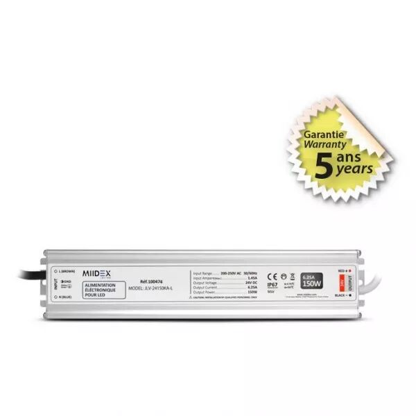 ALIM�24V DC LUMINEUX 150W IP67 (100474)