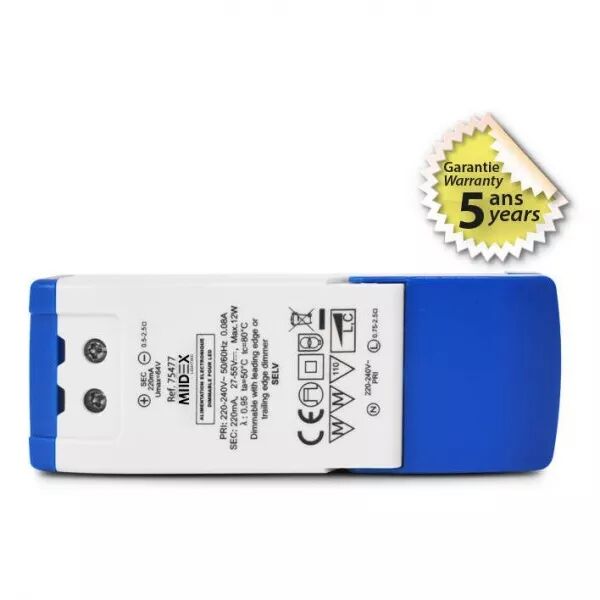 ALIM 31-62V DIM 18W 300mA IP20 (75477)