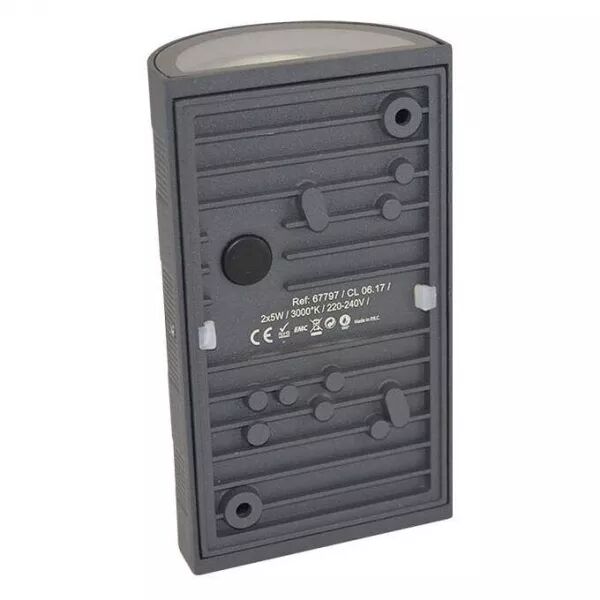 APP MR 2X5W CYLIND 4000K GRIS (67798)