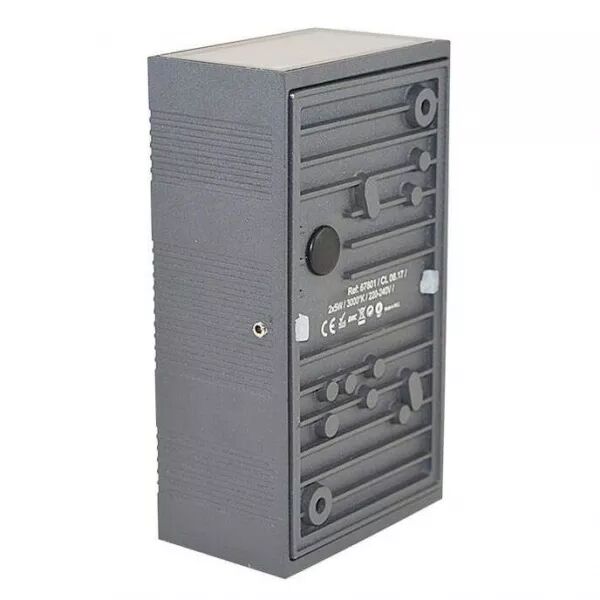APP MR 2X5W RECT 3000 GRIS ANT (67801)