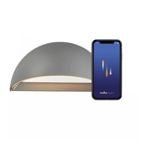Applique murale - ARCUSSMART - Aluminium - Gris - LED Module Incl. (2019001010)