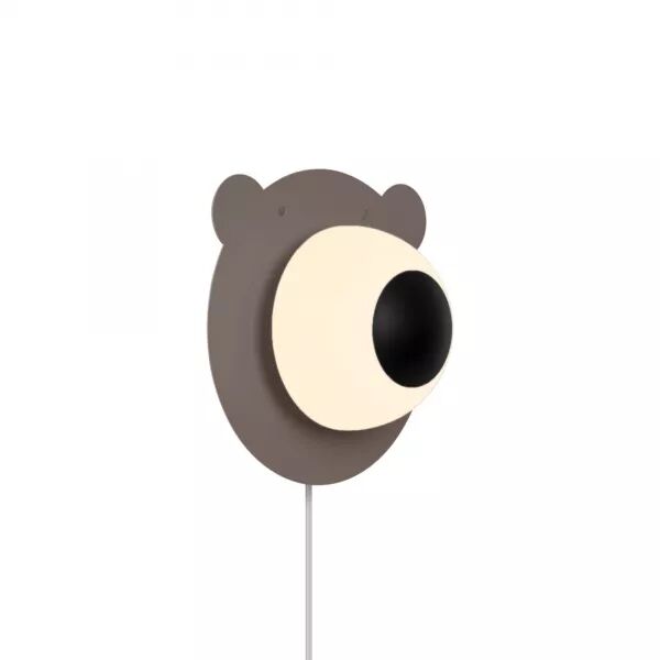 Applique murale - BRUNABEAR - M�tal - Marron -  E14 (2312951018)