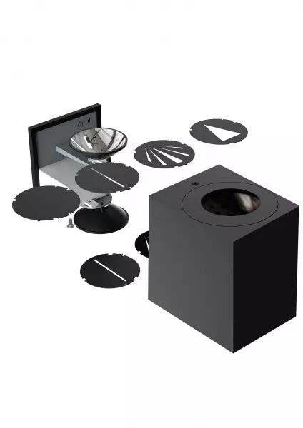 Applique murale - CANTO Kubi 2 - Aluminium - Blanc - LED Module Incl. (49711001)