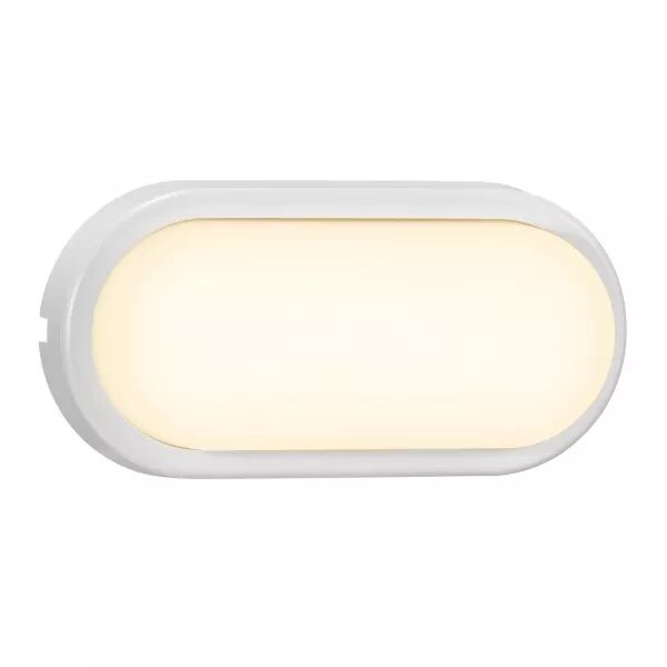 Applique murale - CUBA Ovale -  Plastique - Blanc - LED Module Incl. (2019181001)