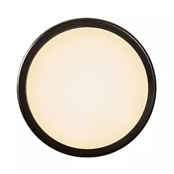 Applique murale - CUBA Rond -  Plastique - Noir - LED Module Incl. (2019161003)