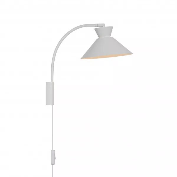Applique murale - DIAL - M�tal - Blanc -  E27 (2213371001)
