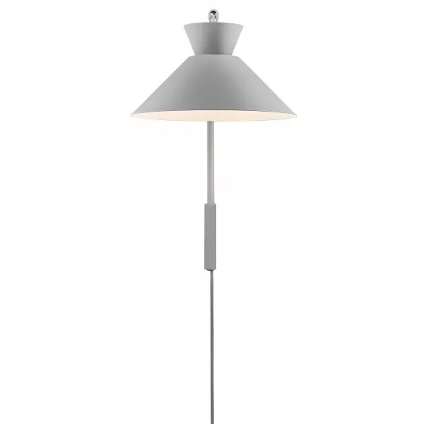 Applique murale - DIAL - M�tal - Gris -  E27 (2213371010)
