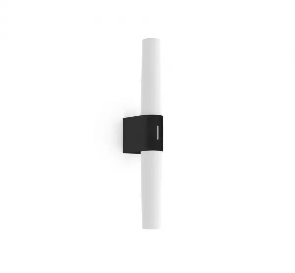 Applique murale - HELVA -  Plastique - Noir - LED Module Incl. (2015311003)