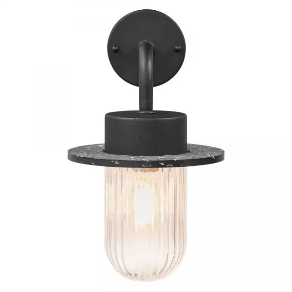 Applique murale - JANUKA -  Plastique - Noir -  E27 (2115011003)