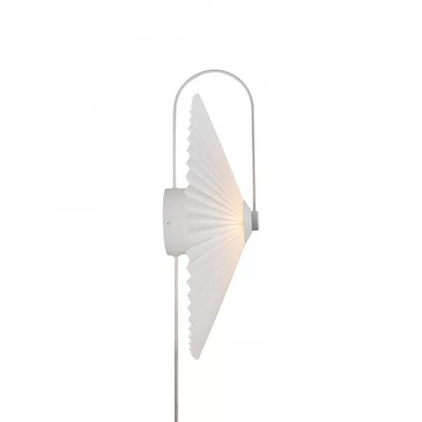 Applique murale - NADIA -  Plastique - Blanc -  E14 (2412071001)