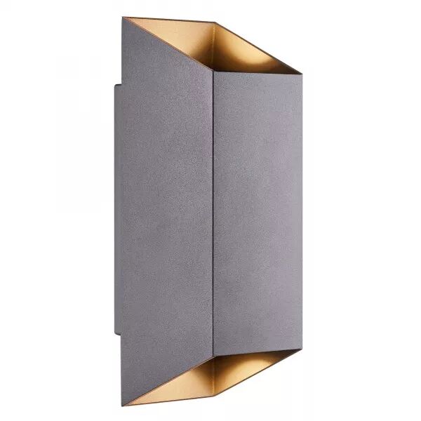 Applique murale - NICO 22 Carr� - Aluminium - Anthracite -  GU10 (2218221050)