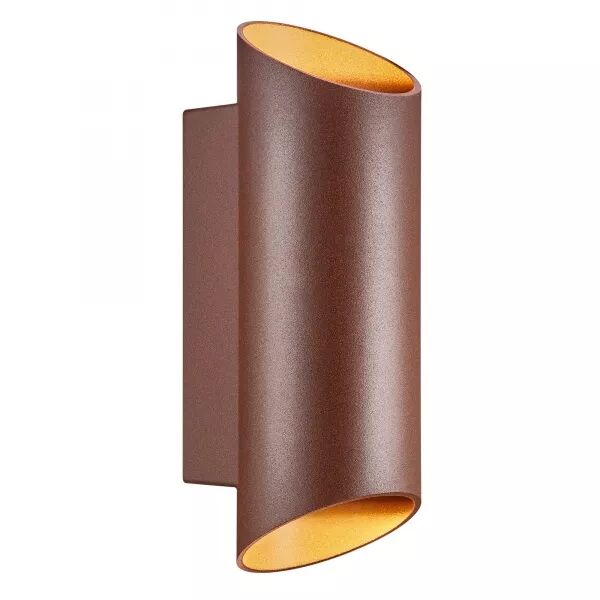 Applique murale - NICO 22 Rond - Aluminium - Couleur rouille -  GU10 (2218231009)