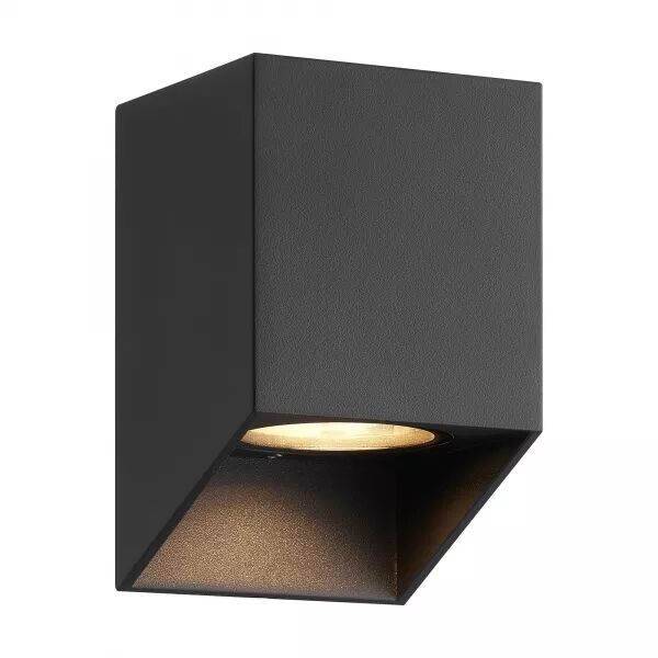 Applique murale - NICO Carr� - Aluminium - Noir - GU10 (2518451003)