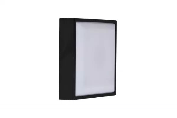 Applique murale - OLIVER Carr� -  Plastique - Noir - LED Module Incl. (2218251003)