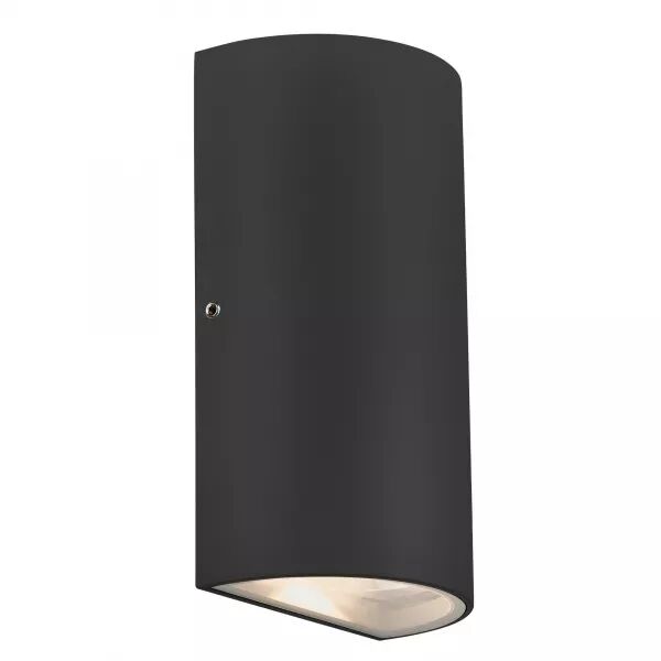 Applique murale - ROLD Rond - M�tal - Noir - LED Module Incl. (84141003)