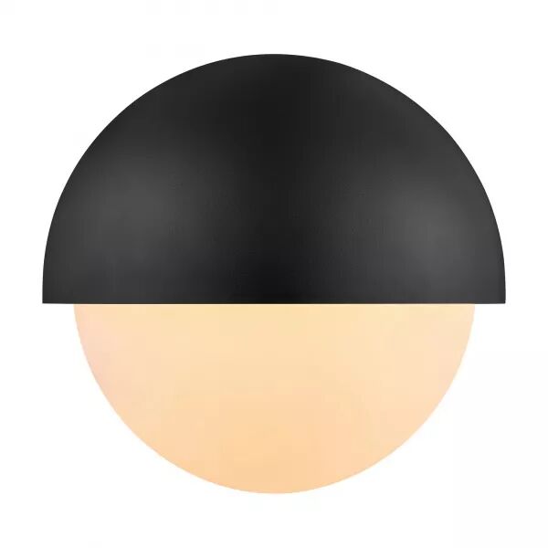 Applique murale - SCORPIUS Rond - Mati�re plastique - Noir - E14 (2518401003)