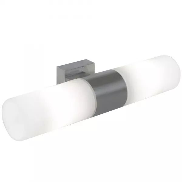 Applique murale - TANGENS Double - Verre - Acier Bross� -  E14 (17141032)