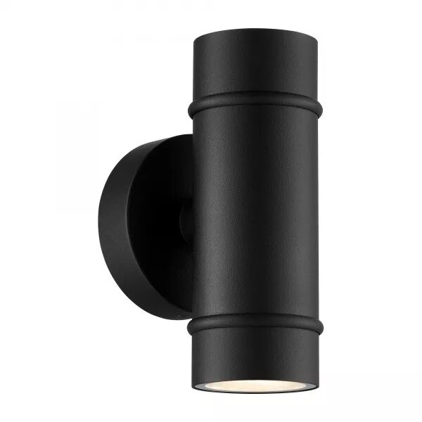 Applique murale double - ARTILUS - Aluminium - Noir - GU10 (2418151003)