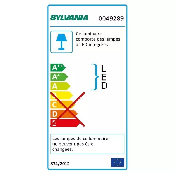 Applique START Surface IP66 12W 1100lm 840 MW Noir (0049289)