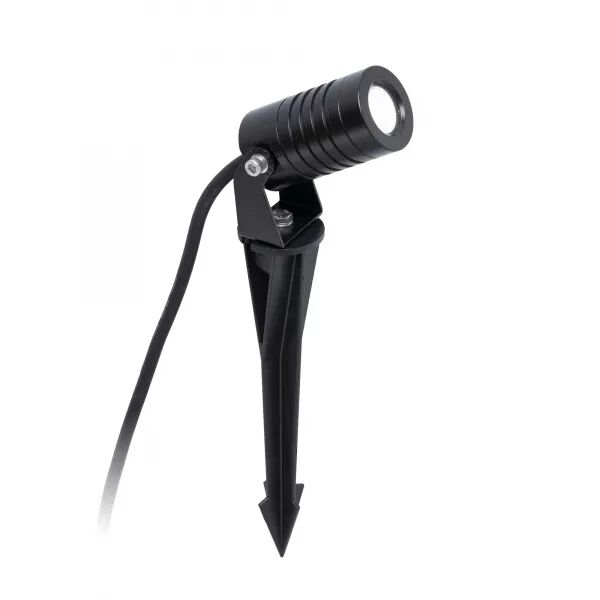 Balder Led Projecteur Avec Piquet Noire (70469)