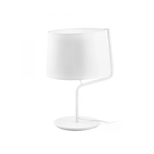 Berni Lampe De Table Avec Un Blanche (29332)