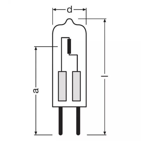 bli2 hal star caps 35w 12v gy6,35  osram (4008321201874)