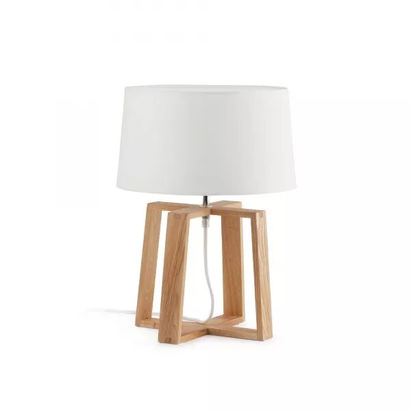 Bliss Lampe De Table Avec Un Blanche (28401)