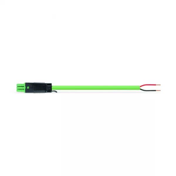 C�ble de raccordement pr�c�bl� Eca Connecteur femelle/extr�mit� libre, vert894-8992/123-106