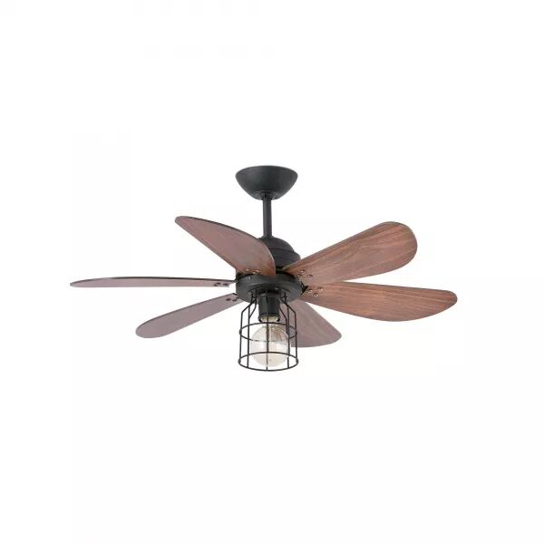 Chicago Ventilateur De Plafond Noir (33703)