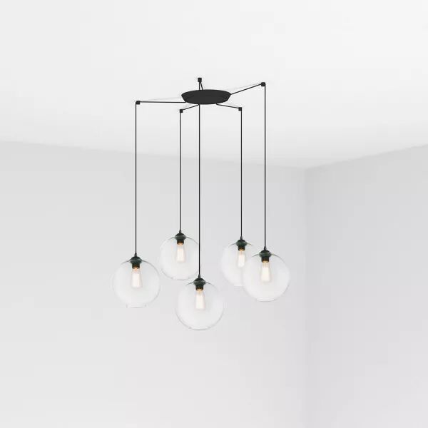 Clara Lampe Suspension Transparent 5L (64128-5L)