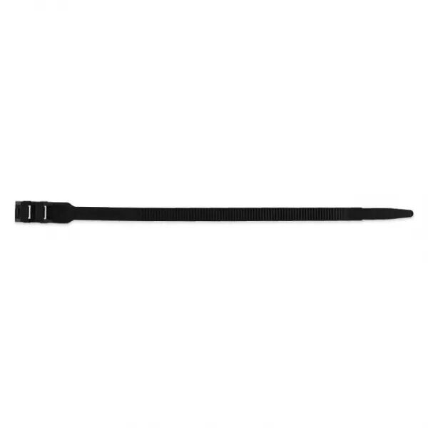 COLLIER DE SERRAGE DOUBLE NOIR (9711)
