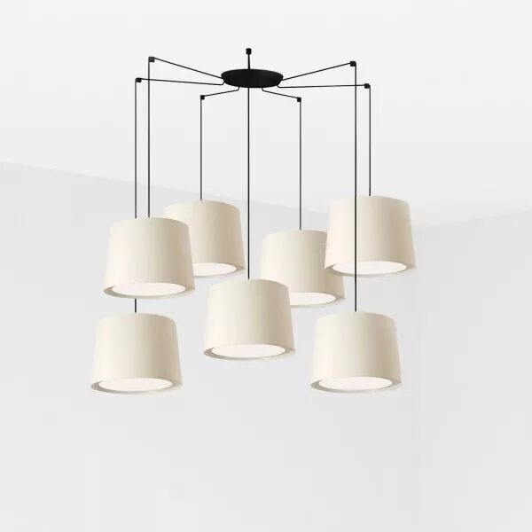 Conga Lampe Suspension Blanche 7L (64314-54-7L)
